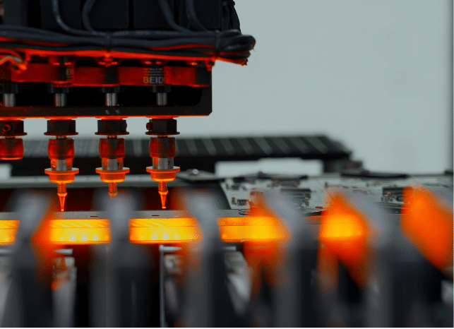 machine in macro format
