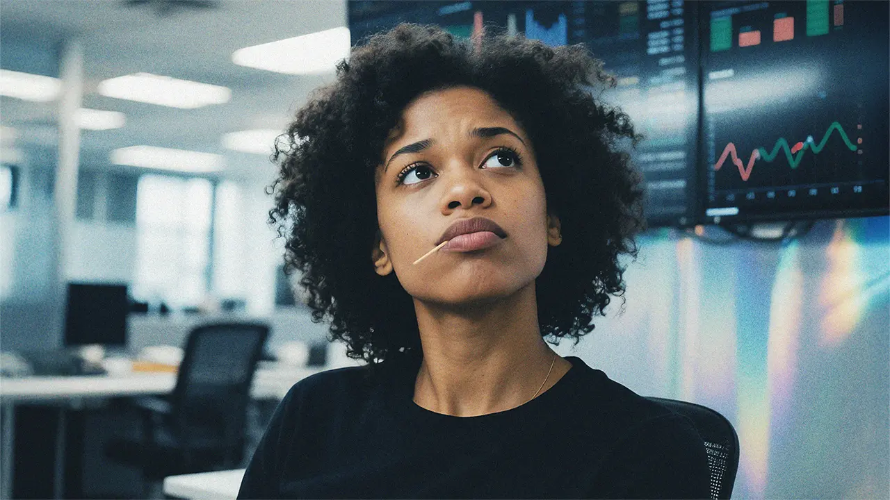 A dollar bill with a yellow smiley face sticker on it, placed on top of a large stack of white paper.